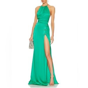 SAU LEE porter dress in jade green. Size 0. Great condition, tags still attached